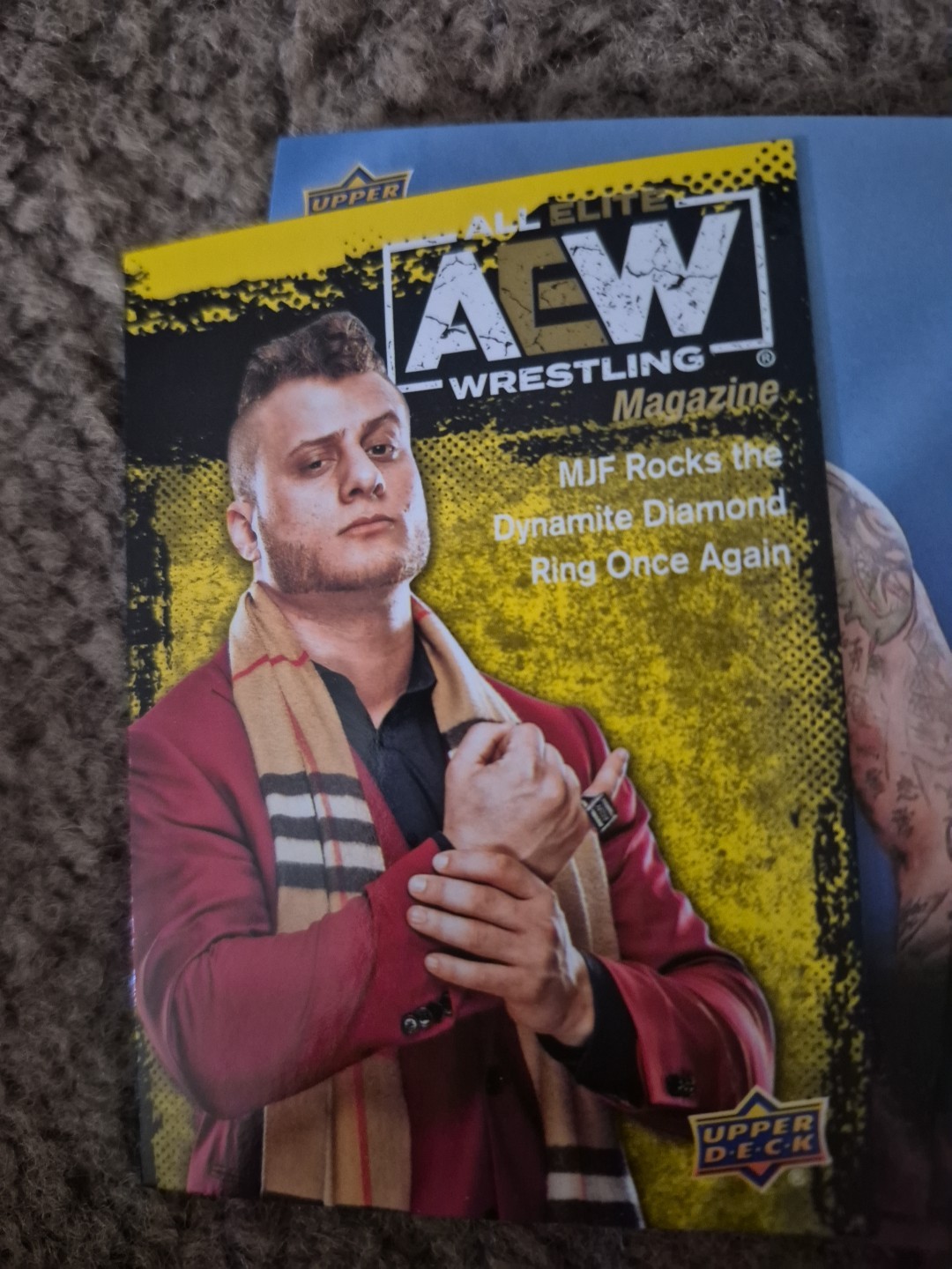 2021 Upper Deck AEW Jazwares Yellow Variation #94 MJF