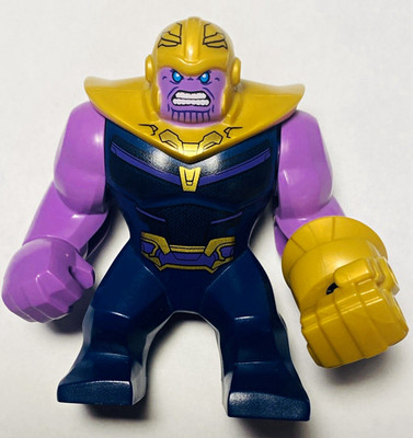 LEGO Thanos Big Minifigure w/ Infinity Gauntlet & Purple Hand Accessory 2013