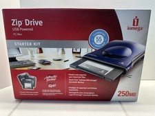 Iomega 31653 Zip 250 MB USB-Powered Starter Kit with 3 250 Disks