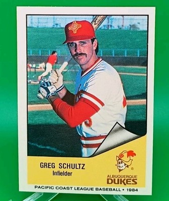 1984 Cramer Pacific Coast League - Greg Schultz #157 (RC)