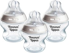 Image of Tommee Tippee Baby Bottles Natural Start Anti-Colic Teat 150ml Pack of 3 New