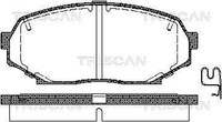 Bremsbelagsatz Scheibenbremse Triscan 8110 50016 FüR Mazda MX 1 NA NA6C