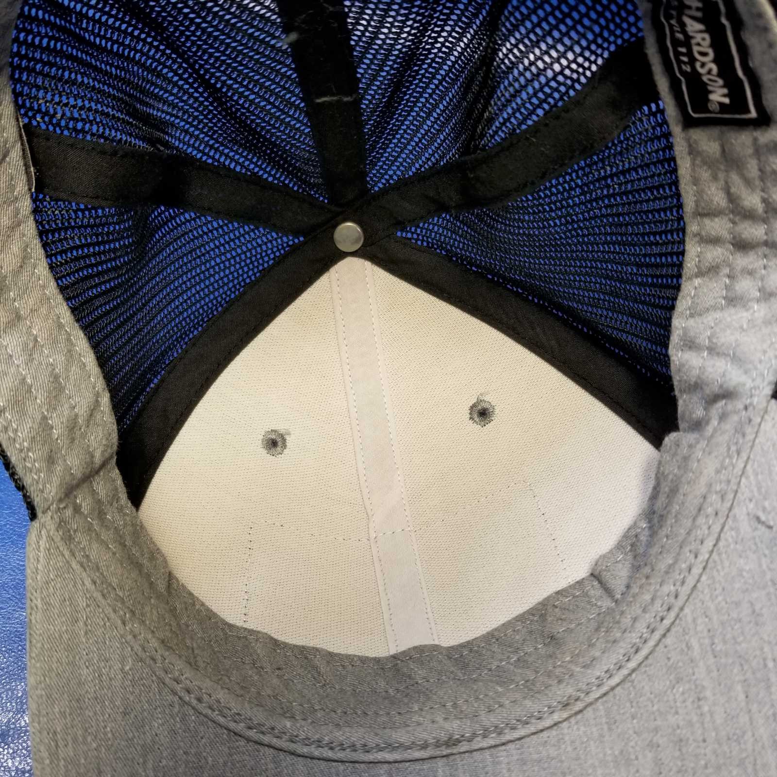 Ariat Flag Patch Adjustable Trucker Hat Gray Blac… - image 7