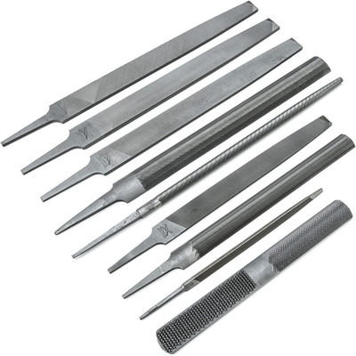 9 Pc. 6, 8''& 10'' Maintenance File Set'' - 22030NNN, Multi, One Size