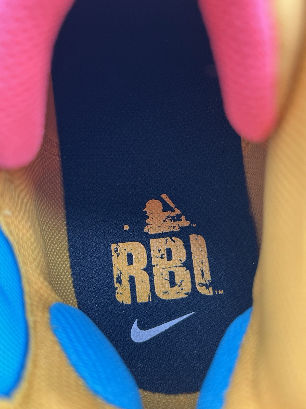 NEW Nike RBI x Alpha Huarache Elite 4 Baseball Cleats FZ7344 700 Men's Size 12.5 thumbnail 7