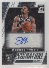 2017-18 Panini Donruss Optic Signature Series Spencer Dinwiddie #44 Auto 2ct