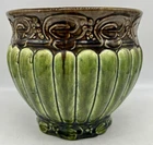 Weller Art Pottery Majolica Jardinière Pot, Art Nouveau, Early 1900's, Antique