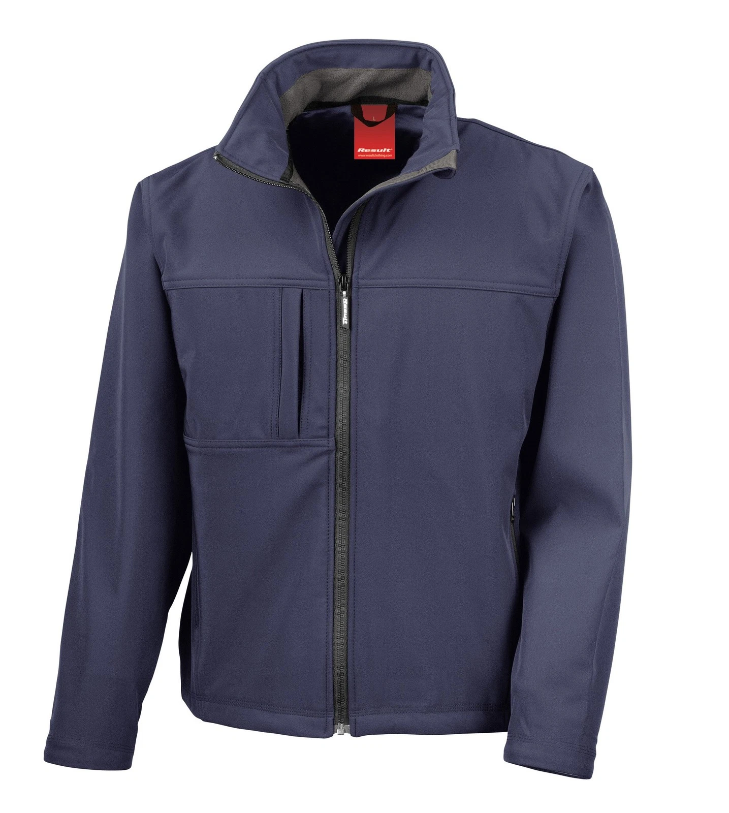 Result Classic softshell jacket R121M - Inner storm flap