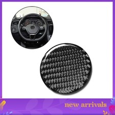 Steering Wheel Decor Trim Carbon Fiber Sticker For VW Golf 7 GTI Mk7 2014-2019