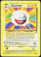 Electrode 25/130 Rare Base Set 2 Pokemon Moderately Played on eBay