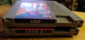 Adventures Of Lolo 1 & 3 - Nintendo NES - Carts Only - Tested