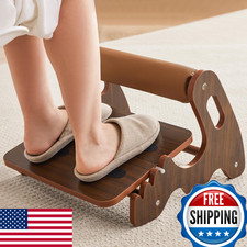 Spacocld Adjustable Under Desk Foot Rest - Rocking Foot Stool w/ 3 Heights