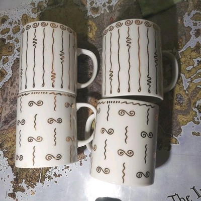 Vintage Centurion Collection Espresso Cappuccino Cups Set of 4