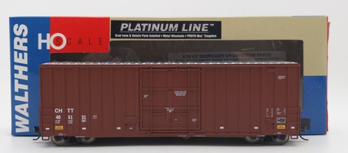 Vagón de carga de papel Walthers 932-7146 escala HO CHTT Gunderson 50' HI-Cube #405131 LN | Condition: Used