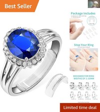 Versatile 8-Piece Ring Size Adjuster Set - Perfect for Loose Rings, Unisex Fit