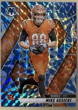 2025 Mike Gesicki Reactive Blue Panini Mosaic Cincinnati Bengals #36