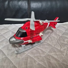 Old Toy Tobot Rescue Helicopter Red Version Y with Toki Mifo