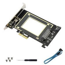 U.2 to PCIe Riser Card for NVMe SSD & SATA 2.5" U.2 to PCIe 3.0 x4 Adapter