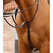Premier Equine Santadi Adjustable Running Martingale in Black