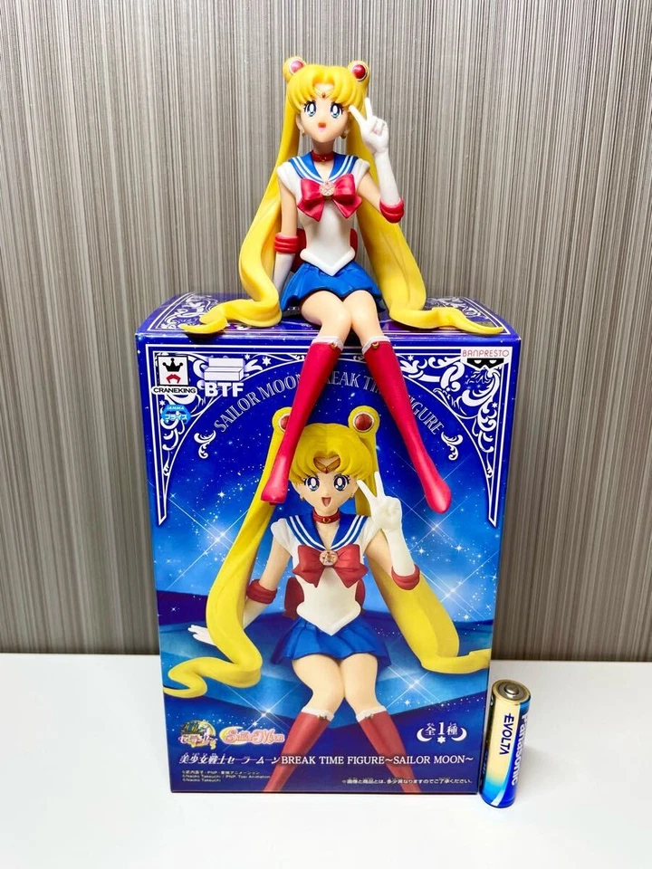 Sailor Moon BREAK TIME FIGURE  / Ken Banpresto Tsukino Usagi BTF Prize Figure Foto 2 de 3