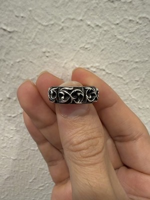 Chrome Hearts   Eternity Vine Band Ring 925 Sz 6.5