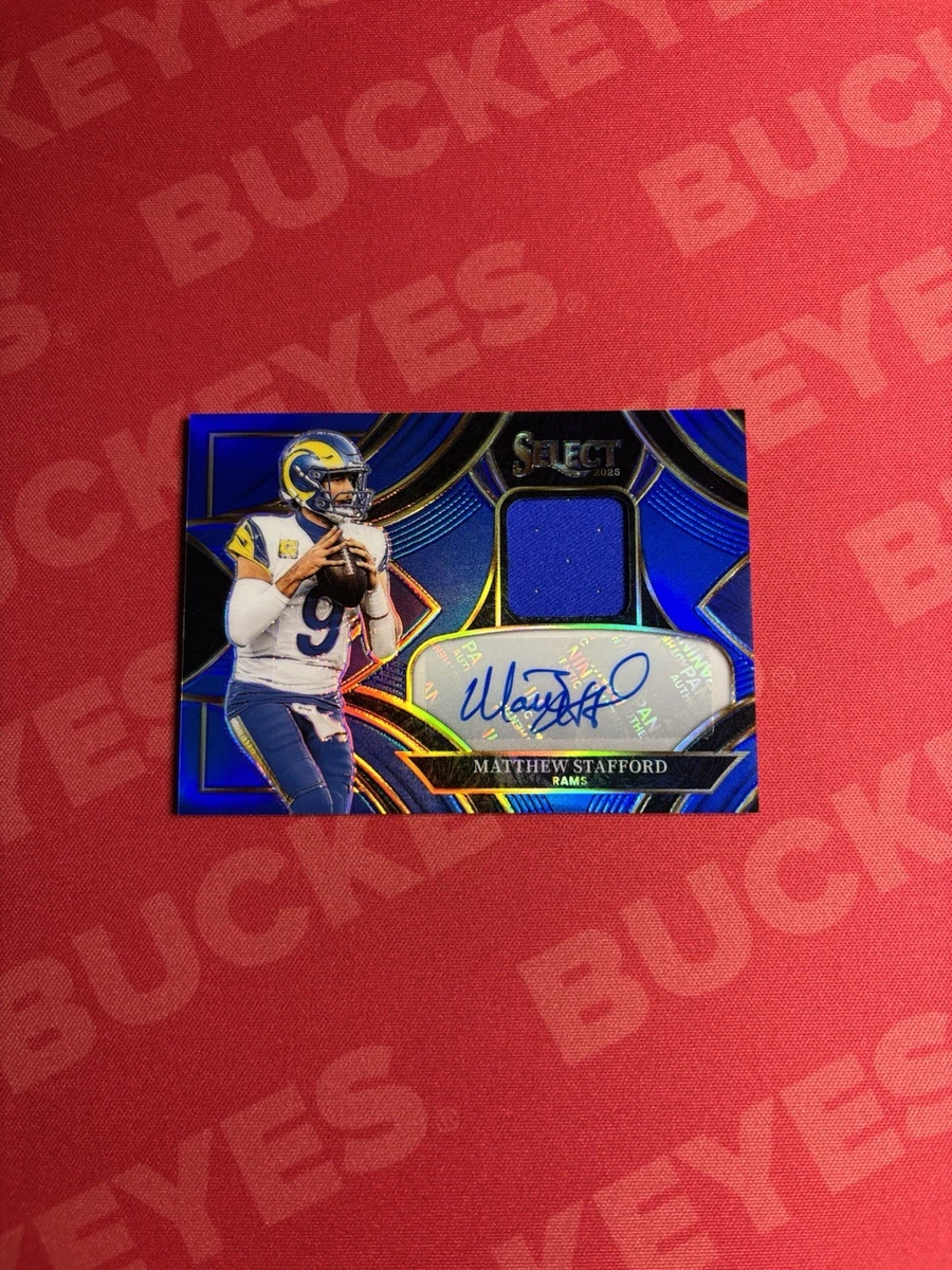 Panini Matthew Stafford Memorabilia Football Sports Trading Cards