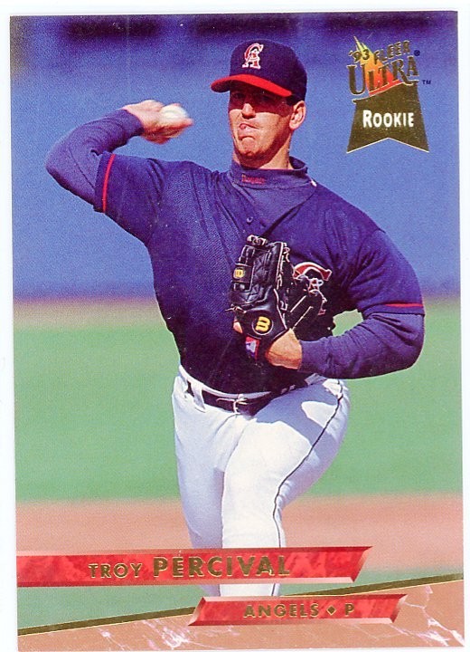1993 Fleer Ultra - Troy Percival #522 (RC)