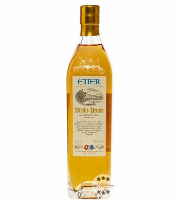 Etter Vieille Prune - Alte Pflaume Brand aus dem Barrique 41% vol. 0,35L Flasche