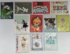 Burgoyne 3D Greeting Cards Lot of 11 Birthday Thank You Blank Floral Gifts NEW