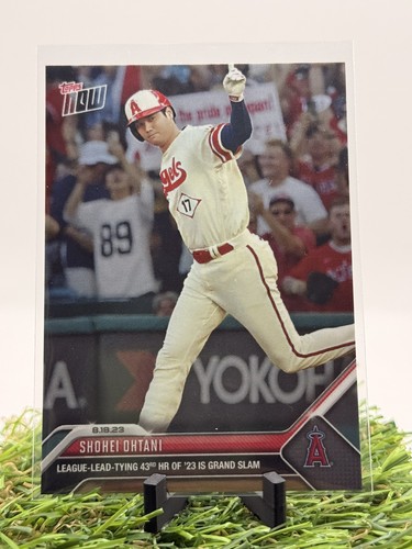 2023 MLB TOPPS NOW Card #727 Shohei Ohtani 43rd HR Homer Is Grand Slam