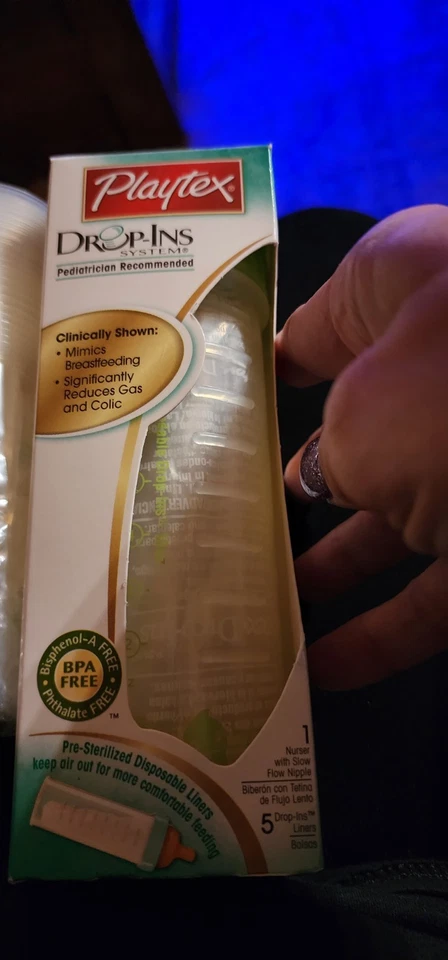 LOTE Biberones Playtex, 50 Drop Ins 3 Biberones de Niñera (1 Nuevo) Foto 4 de 4