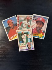 Ozzie Smith St. Louis Cardinals 83-85 Topps  Baseball Sports Trading Card 4 Lot