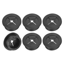 Cable Cord Grommet 1-1/4 Inch Desk Grommet Flexible Rubber Grommets,6pcs