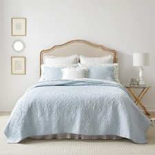 Laura Ashley - Felicity Collection - Quilt Set - 100 Cotton, Reversible, All...