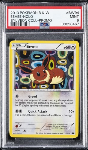 Eevee graded PSA 9 for sale on eBay