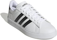 Man adidas Grand Court Tennis Authentic Sneaker GW9195 White/Black Brand New