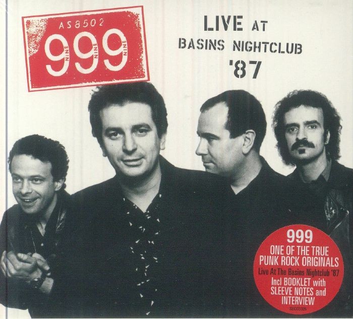 999 - Live At The Basins Nightclub '87 - CD