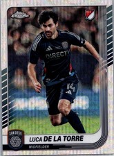2025 Topps Chrome MLS Luca de la Torre Wave Refractor #128 San Diego FC
