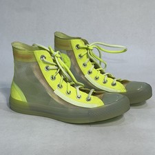 CONVERSE Chucks Taylor Translucent Mesh Utility Hi Top Volt White 567369C Sz 7
