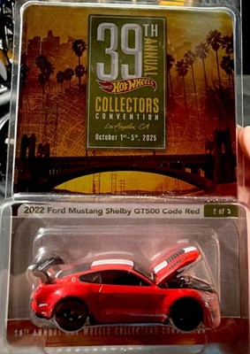 Hot Wheels 2025 39th LA Convention 2022 Ford Mustang Shelby GT500 312/6200 Low #