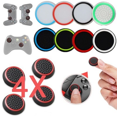 4x Controller Thumbstick für PS5 PS4 Xbox Series X/S Silikon Kappe Grip Leuchten