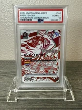 PSA 10 Eren Yeager Promo Rare Winner Prize Attack On Titan