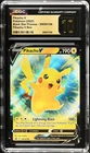 CGC 10 PRISTINE Pikachu V SWSH198 Black Star  Promo Holo Pokémon