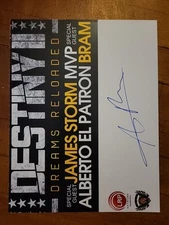 Alberto Del Rio WWE Autographed Wrestling Event Promo