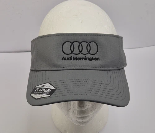 38 South Audi Mornington Platinum Sport Visor Cap OSFM Headwear Grey Hat