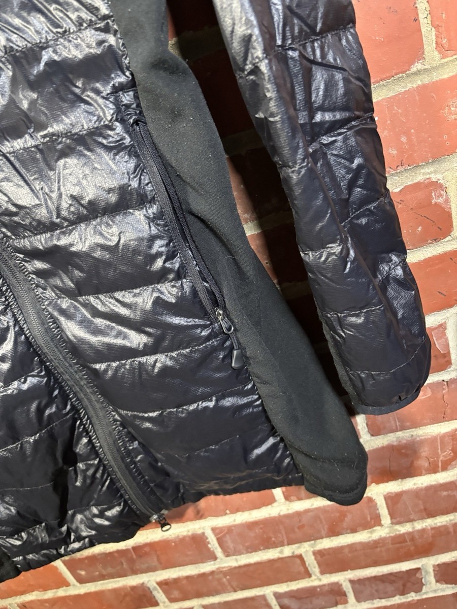 Canada Goose Black Hybridge Lite Hooded Down Coat Jacket 2710L