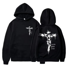Christian Hoodie Faith Over Fear Philippians 4:13 Graphic Hoodie Unisex S-3XL