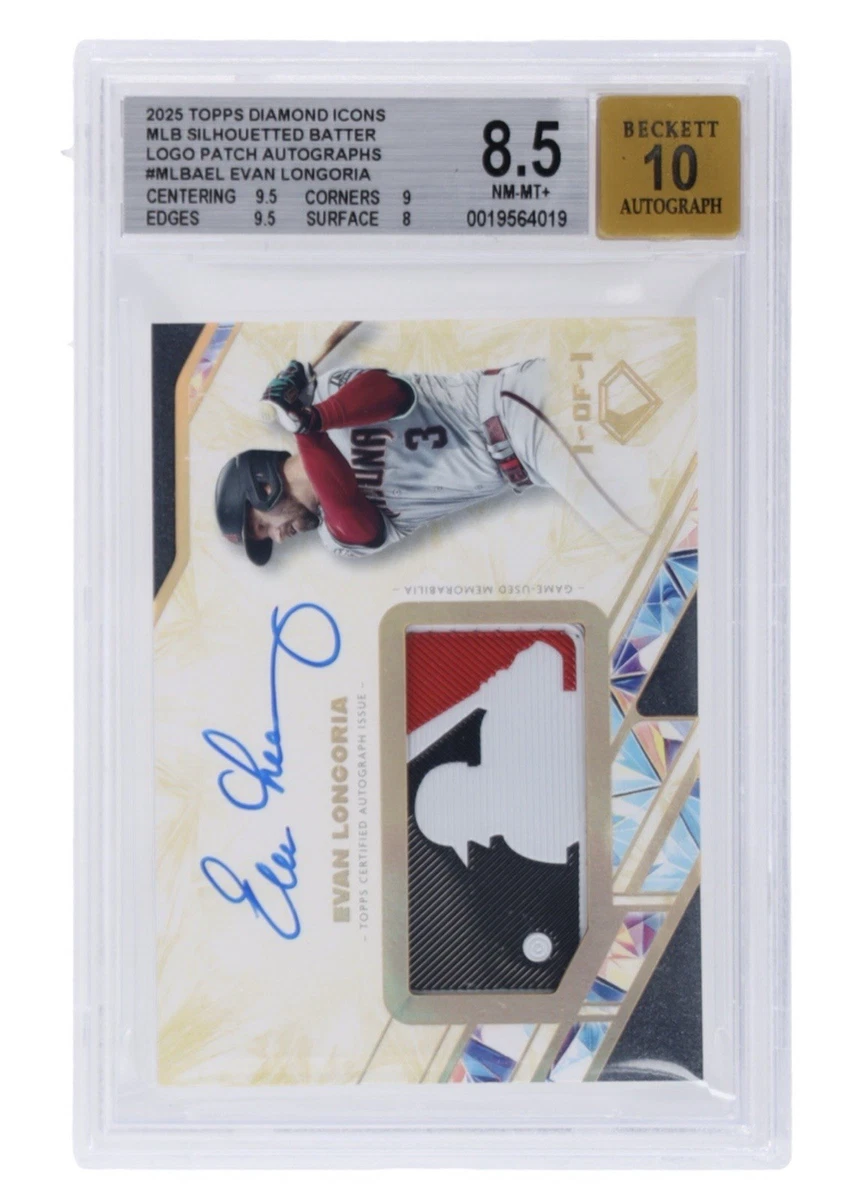 Topps Evan Longoria Autographed Baseball Sports Trading Cards