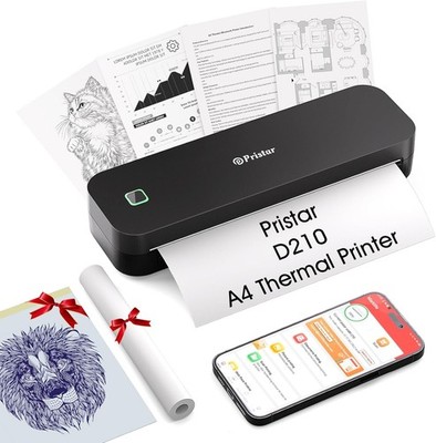 Thermodrucker A4 Mobiler Drucker Bluetooth Stencil Tattoo Drucker für Unterwegs