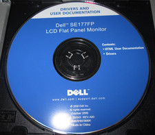 Dell SE177FP LCD Flat Panel Monitor Drivers  Documentation Disc CD